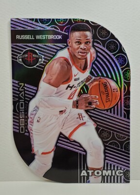 2019-20 Panini Obsidian Russell Westbrook SP /50 PURPLE ATOMIC REFRACTOR INSERT