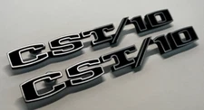 Emblem Custom Billet Front Fender 'CST10' Truck CST/10 Badge 1967-1972