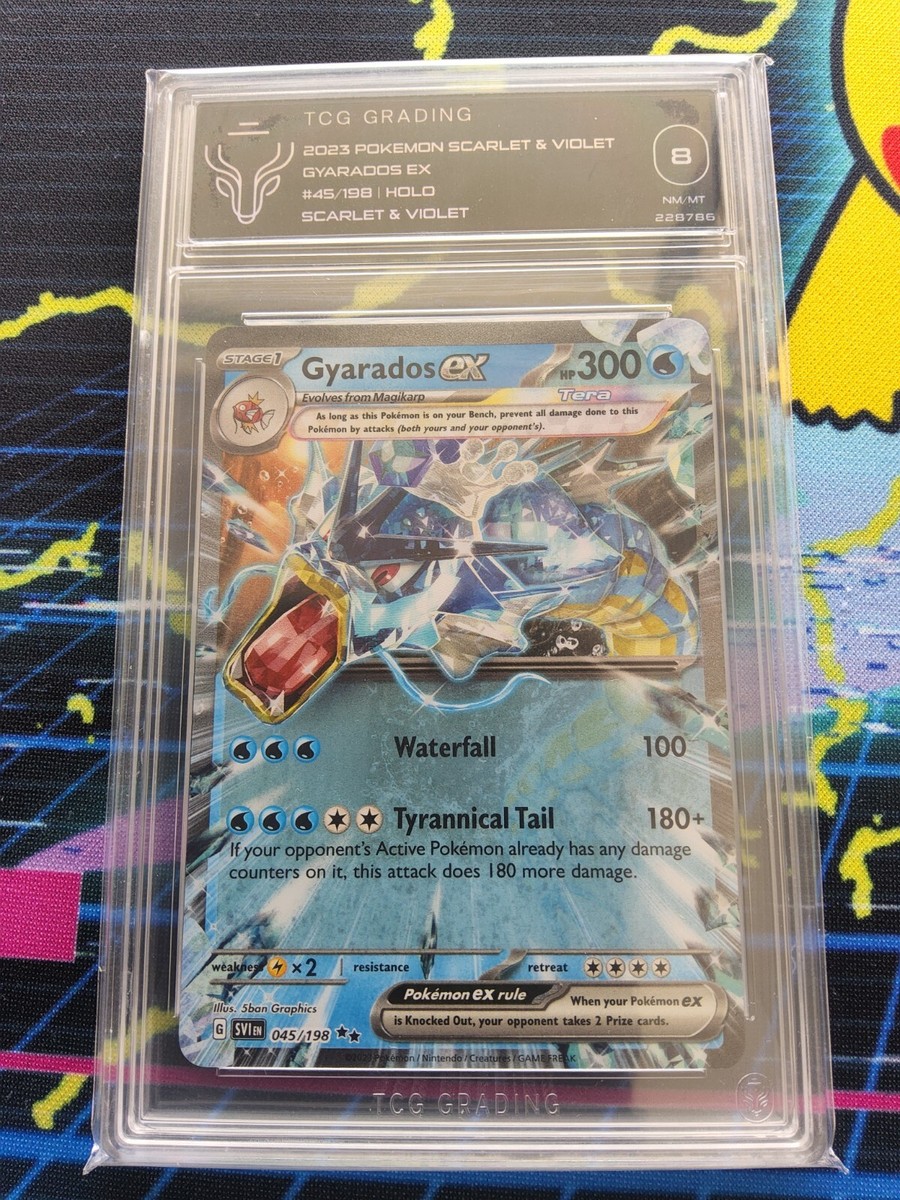How Much Is The Pokemon TCG: Gyarados Ex Ultra Rare Card #045/198 From  Scarlet & Violet Set - Near Mint Condition (Ungraded)