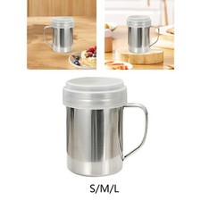 Stainless Steel  Dredge Powdered Sugar Shaker Flour Sprinkler Dredger Seasonings
