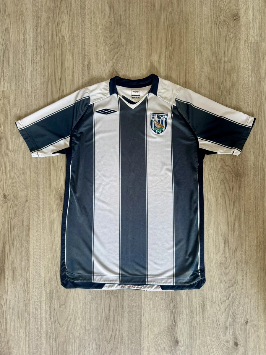 Maillot Extérieur West Bromwich Albion 2007-2008 Umbro - Taille M Homme - Blanc