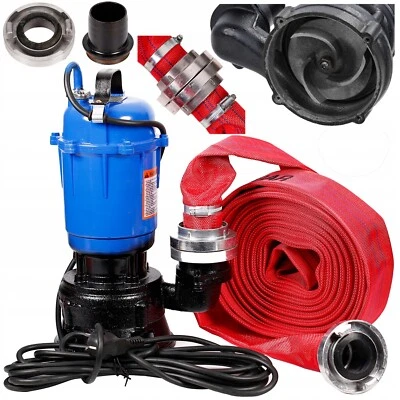 pompe fosse septique avec broyeur d'eau + TUYAU 2'' Bavaria 3150 W 25000 l/h - Photo 1/4