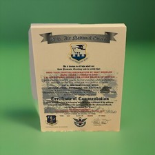 AIR NATIONAL GUARD - NE / 155TH AIR REFUELING WING~CERTIFICATE OF COMMENDATION