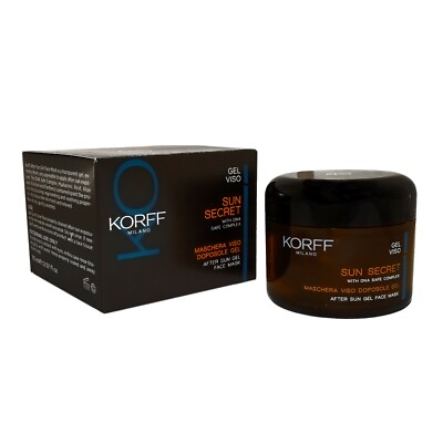 SUN SECRET KORFF GESICHTSMASKE NACH DER SONNE FEUCHTIGKEITSSPENDENDES GESICHTSGEL FRISCHE HAUT 70ML
