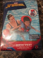 Bestway Marvel Spiderman Inflatable Swim Swimming Pool Vest Ages 3-6