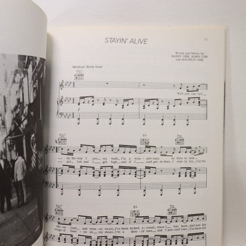 Saturday Night Fever Vocal Score Sheet Music Piano Guitar Voice 1977 - Picture 9 of 11