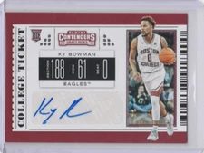 2019-20 Panini Contenders Draft Picks College Ticket Ky Bowman RC Auto #102 
