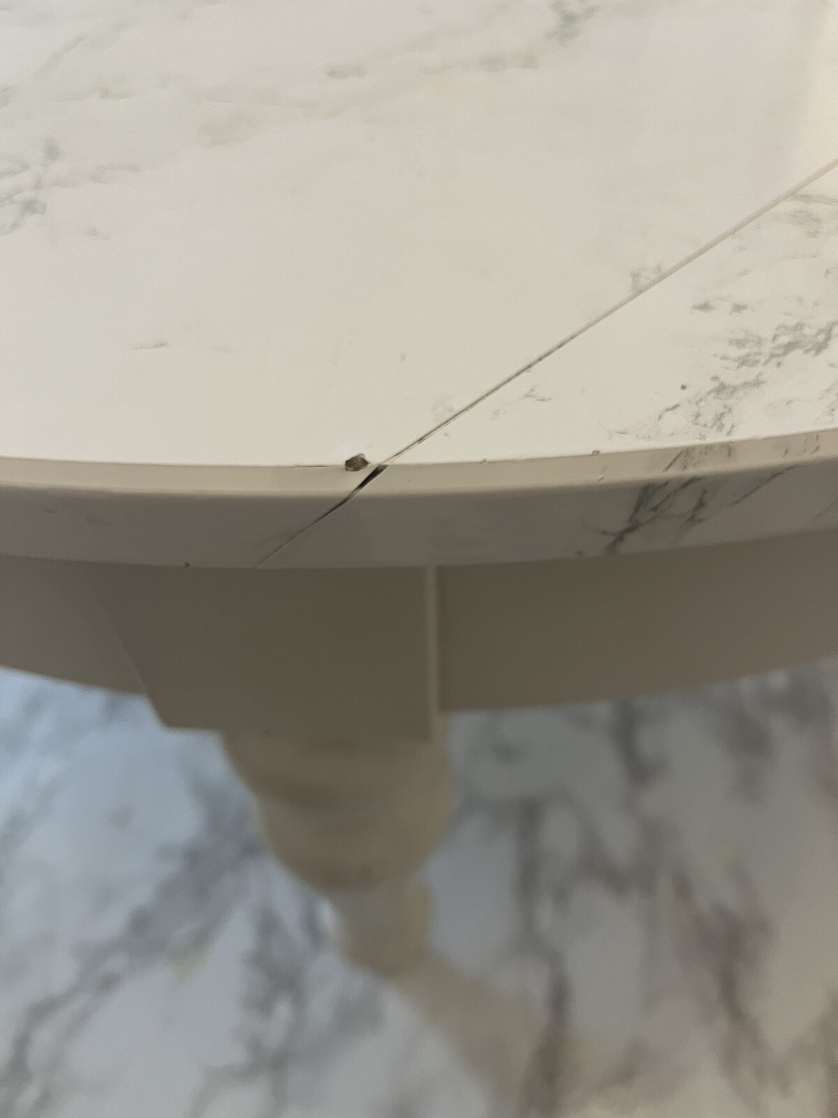 Ikea White Round Coffee Table With Drawer Used Condition eBay