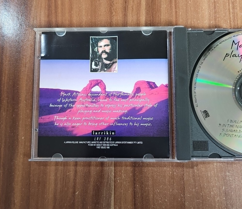 Mark Atkins Plays Didgeridoo (1995) Album Musik CD *** sehr guter