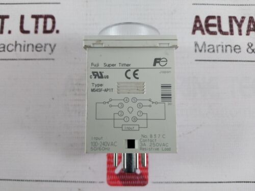 Fuji Electric MS4SF-AP1T Super Timer B37C 100-240VAC 50/60HZ 3A 250VAC - Picture 7 of 7