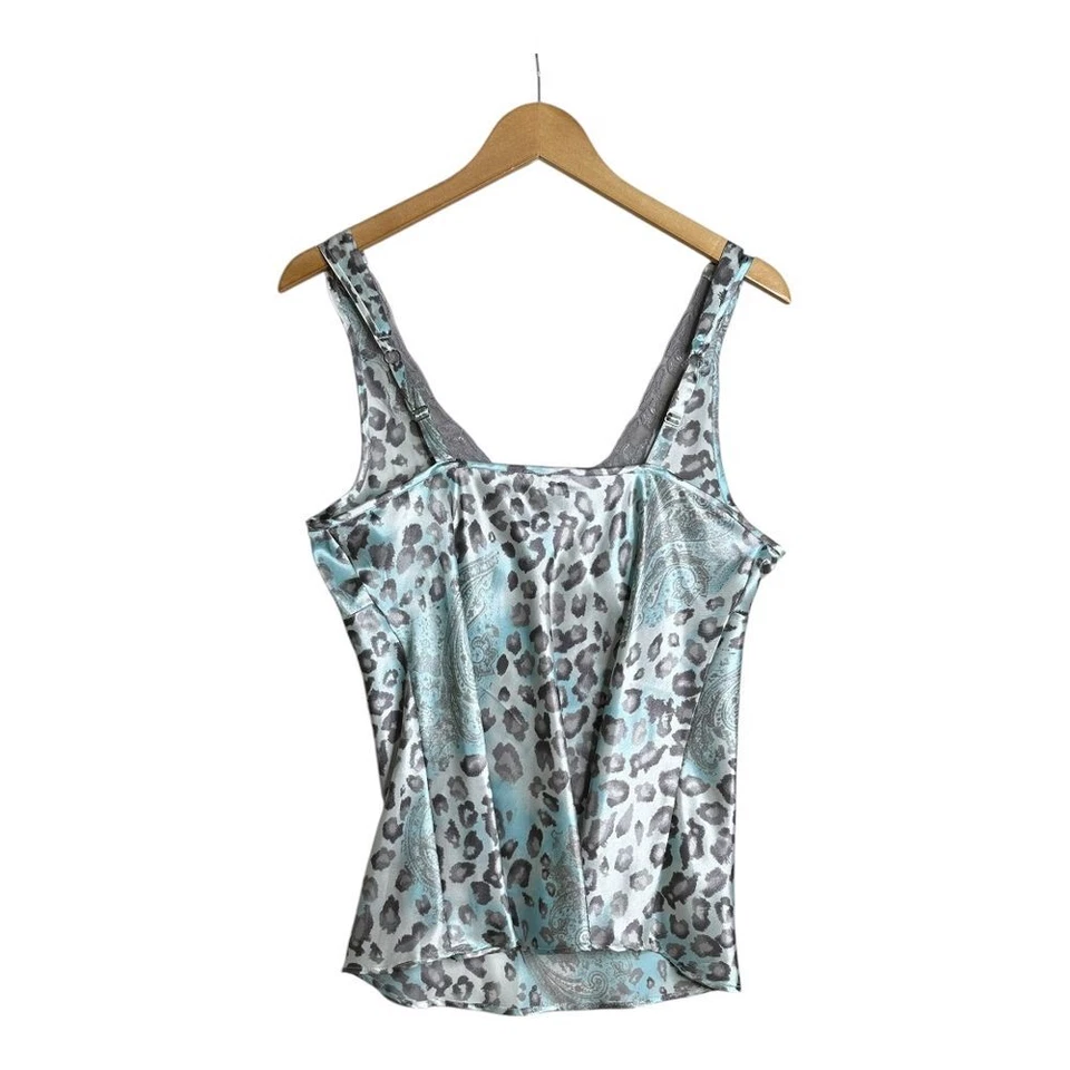 Jones New York Y2K 动物印花婴儿娃娃迷彩尺寸中号灰色/蓝色 — 第 4/4 张图片