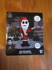 Disney Nightmare Before Christmas Jack Skellington Airblown Inflatable 4' LED
