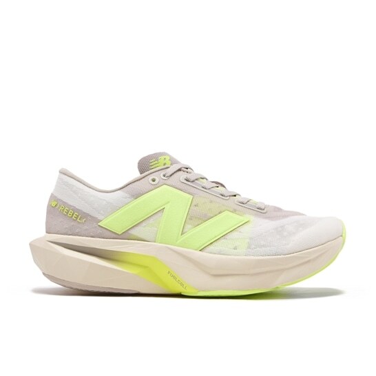 New Balance FuelCell Rebel v4 シューズ 23cm New Balance FuelCell Rebel v4 LUM WFCXLUM OFFWHITE/LIME