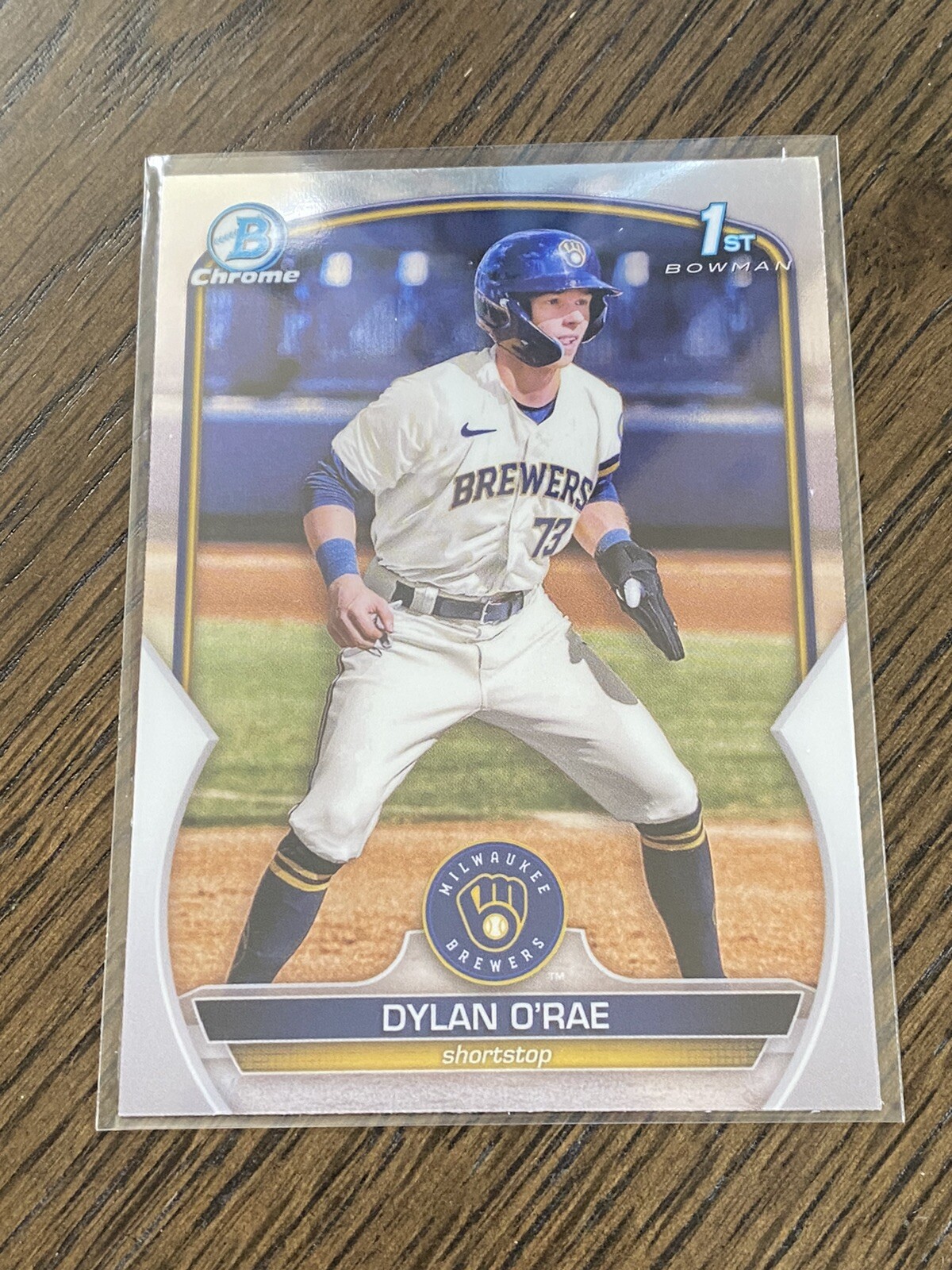 2023 Topps Bowman Chrome Dylan O'Rae #BCP-143 1st Bowman Milwaukee ...