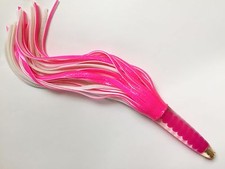 CUSTOM OFFSHORE TACKLE 12" GREEN MACHINE STYLE LURE TUNA MARLIN - PINK/WHITE