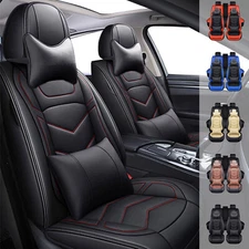 For Mercedes Benz A200 C300 Car Seat Cover Pu Leather Front Rear Full Set