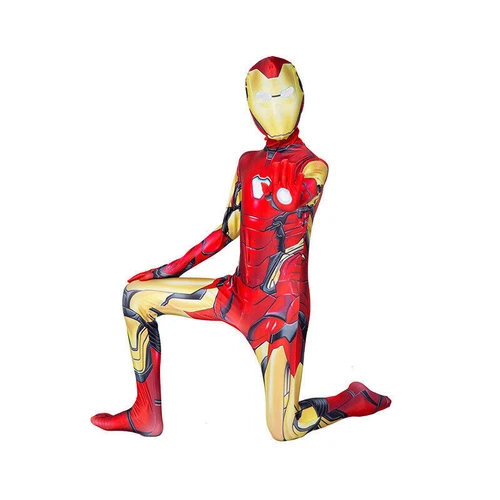 Kids Adults Cosplay Spiderman Jumpsuit Fancy Dress Party Outfit Bodysuit Costume - Picture 7 of 44