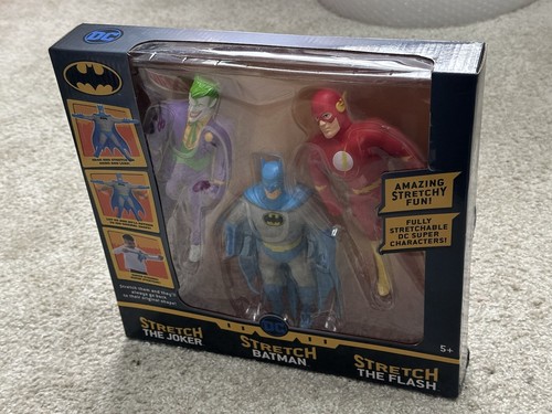 DC Stretch Figures 3 Pack The Joker - Batman - The Flash *Brand New* - Picture 2 of 10
