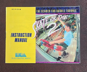 Skate or Die 2 (NES) CIB Complete in Box AUTHENTIC NINTENDO TESTED CLEAN RARE