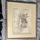 Mary Anne Lehman 'Warriors' Artist's Proof  Signed Print Horses Landscape 1971 — photo 5