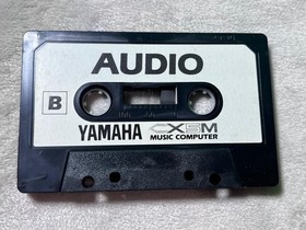 Vintage Yamaha CX5M Music Computer Demonstration Cassette Tape MSX Data Audio Ja