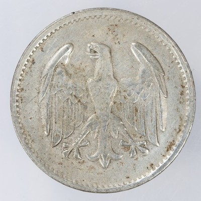1925-D Germany Weimar Republic Silver 1 Mark