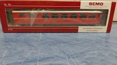 BEMO H0m WR 3810 Speisewagen rot RhB 3273 110