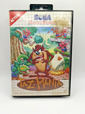 🟠Taz-Mania Videospiel für die Sega Master System Konsole komplettes Handbuch