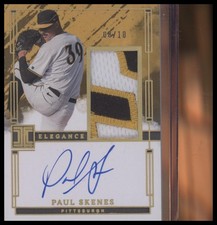 2024 Panini Impeccable #EPJ-PS Paul Skenes Elegance Prospect Jersey Auto #/10