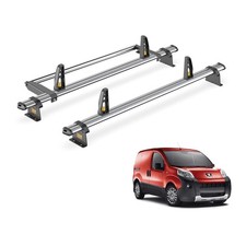 Citroen Nemo Roof Racks for 2008+ 2x Roof Bars & Roller Van Guard UltiBar Trade