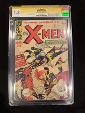 X-Men #1 Marvel Comics 1963 CGC 1.8 1st App of X-Men & Magneto SIGNED STAN LEE