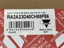 Carlo Gavazzi RA2A23D40C Solid State Relay DPST 2-Pole 40A 230V AC ZC HS