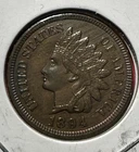 1894 US Indian Head Cent! Choice AU Details! Lower Mintage! Old US Coin!