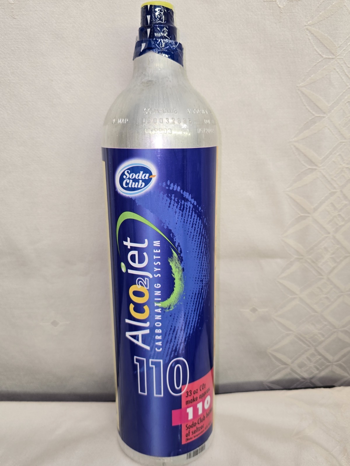 SEALED Soda Stream Soda Club Alco2Jet 110 130L 33oz CO2 Cani
