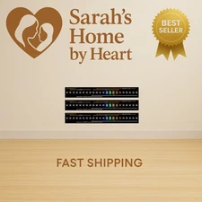 3 X Adhesive Strip Thermometer,Black