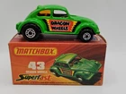 Lesney Matchbox Dragon Wheels No 43 Superfast J Box Volkswagen Beetle England
