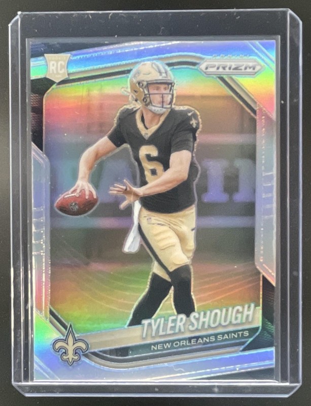 2025 Panini Prizm Tyler Shough RC Silver Prizm Rookie #327 Saints