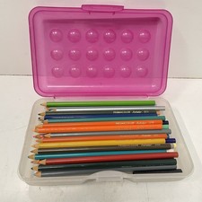 Prismacolor Scholar 46 Count Colored Pencils W/ Case Lightly Used