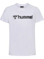 hummel Mover Unisex Kinder T-Shirt 100% Baumwolle Weiß Weicher Stoff