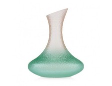 Decanter in vetro verde e panna bubble 1.8lt | Rohome
