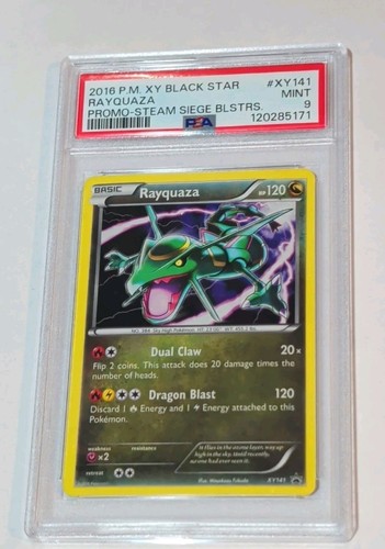 Rayquaza graded PSA 9 for sale on eBay