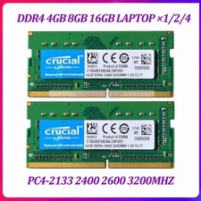 Crucial 8GB 16GB DDR4 2133 2400 2666 3200 MHz SO-DIMM 260-Pin RAM for Laptop lot