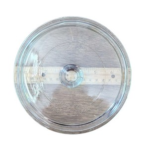 PYREX P-83-C Clear Glass Round Casserole Lid Replacement 7 Inch Vintage USA