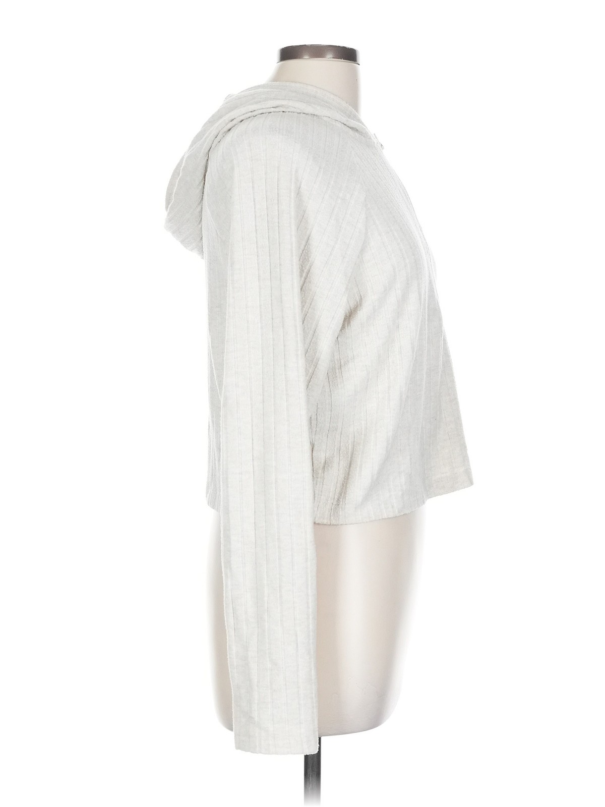 Universal Thread Women Silver Pullover Sweater L - image 3