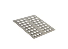🔴HUBBELL WIEGMANN WAVK0808SSA STAINLESS STEEL LOUVER VENT PLATE  10.56x9.50”‼️