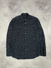 Paul Smith Floral Printed  Button Up Shirt Men’s Size 44 Made In Italy