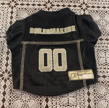 Pets First Purdue Boilermakers Dog Jersey XS Extra Small Football  Black Gold