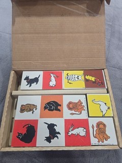 Lotto puzzle vintage 1959 giocattoli creativi apprendimento giocattolo legno A335