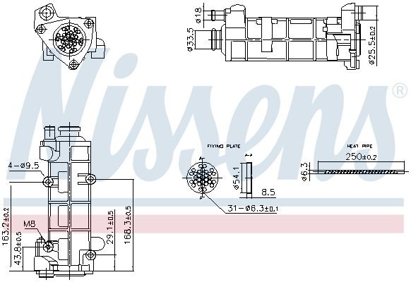 Nissens KüHler, AbgasrüCkfüHrung 989458 FüR CitroËN Passend FüR Iveco-image