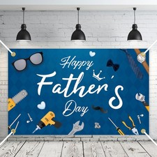 Happy Fathers Day Banner Decorations,Happy Fathers Day Backdrop for Photography,